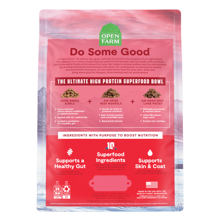 Open Farm Epic Blend Beef Superfood Dog 3.5LB