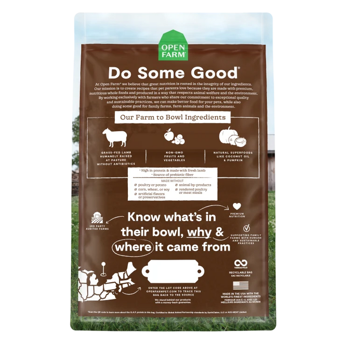 Open Farm PastureRaised Lamb Grain Free for Cats 4 lb