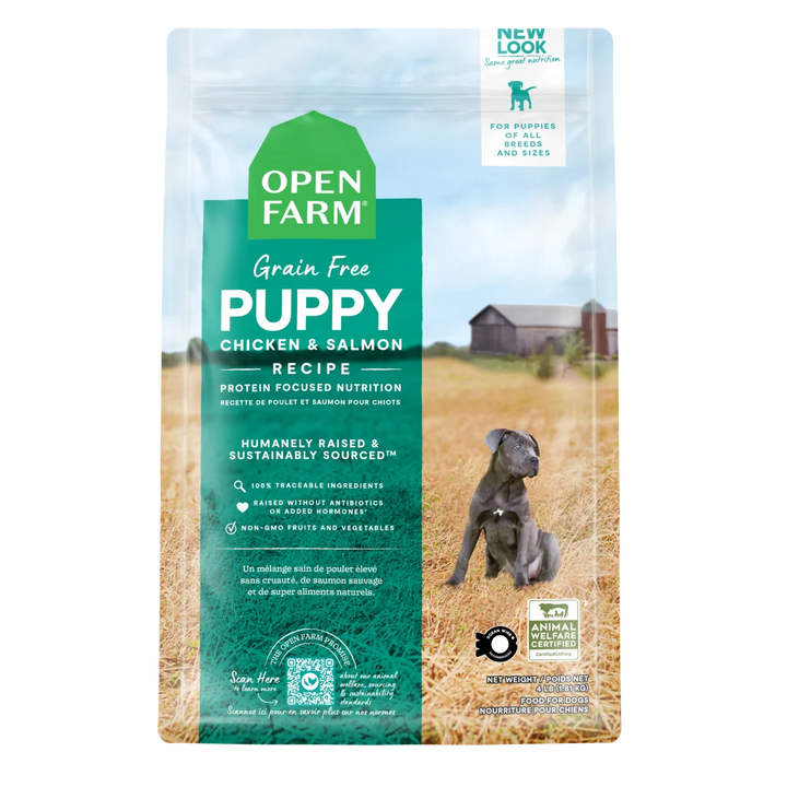 Open Farm Grain Free Chicken Salmon Puppy 22 lb