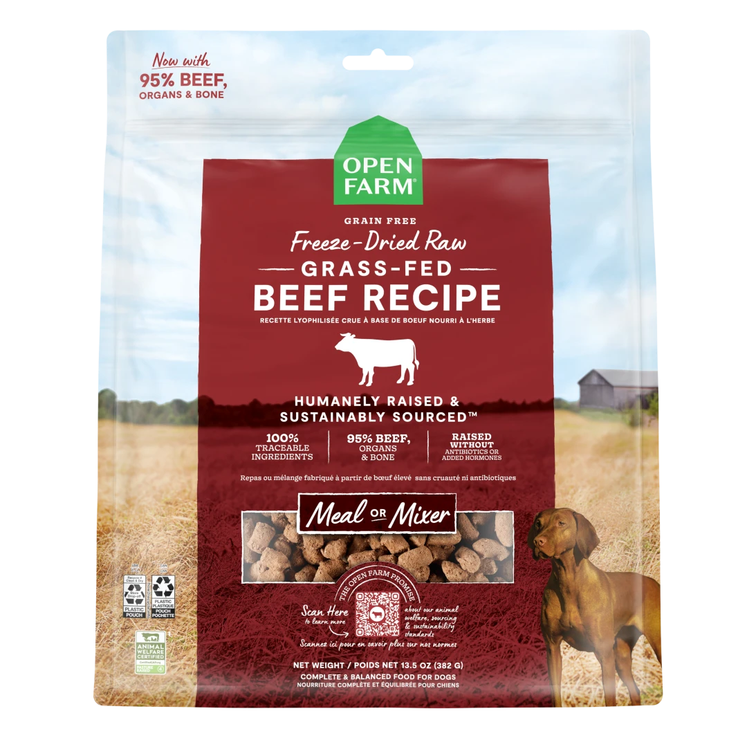 Open Farm Dog FD Raw Beef GrassFed 22 oz