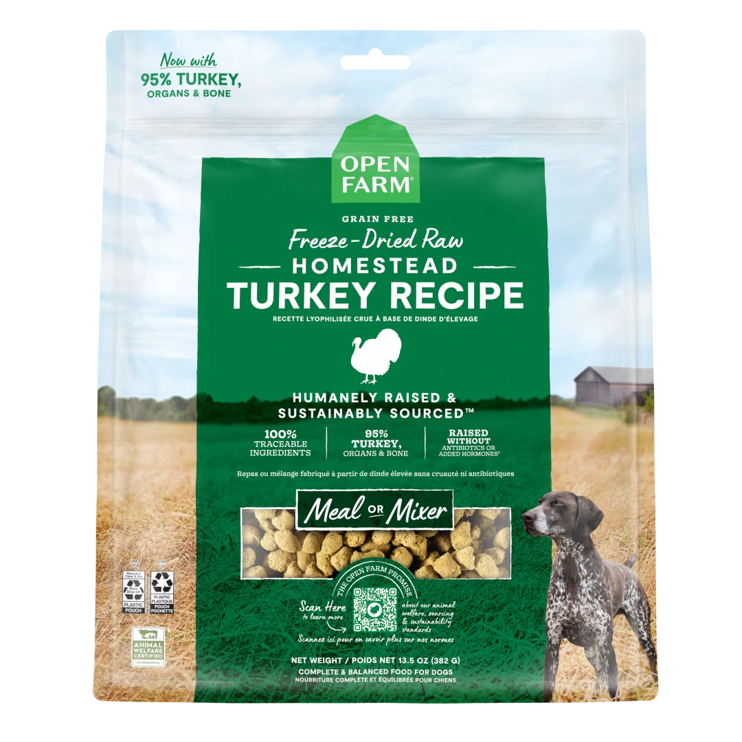 Open Farm Dog FD Raw Turkey Homestead 22 oz