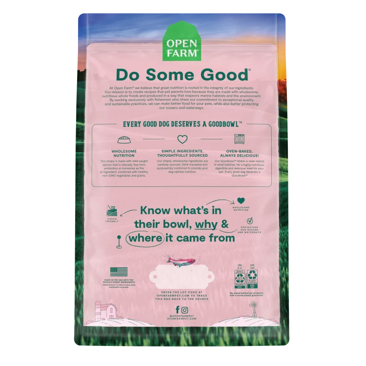 Open Farm Cat Food Goodbowl Salmon Brown Rice 3LB