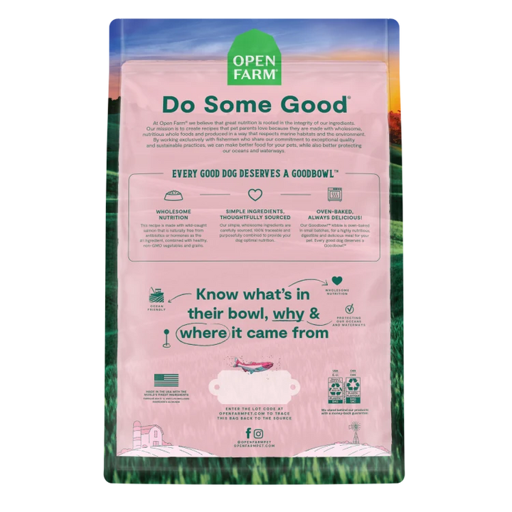 Open Farm Dog Food Goodbowl Salmon Brown Rice 3.5LB