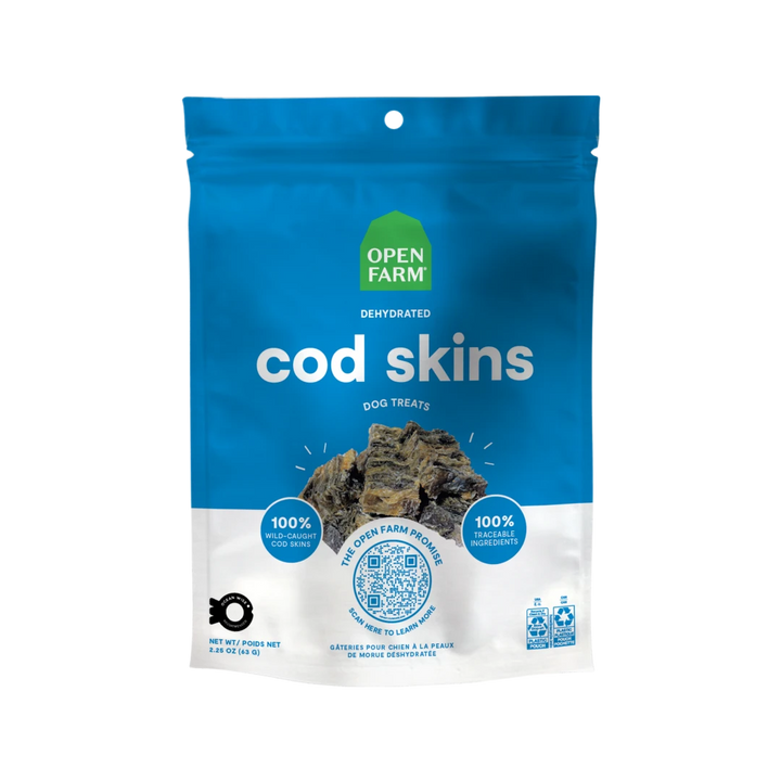 Open Farm Dehydrated Cod Skin Treats