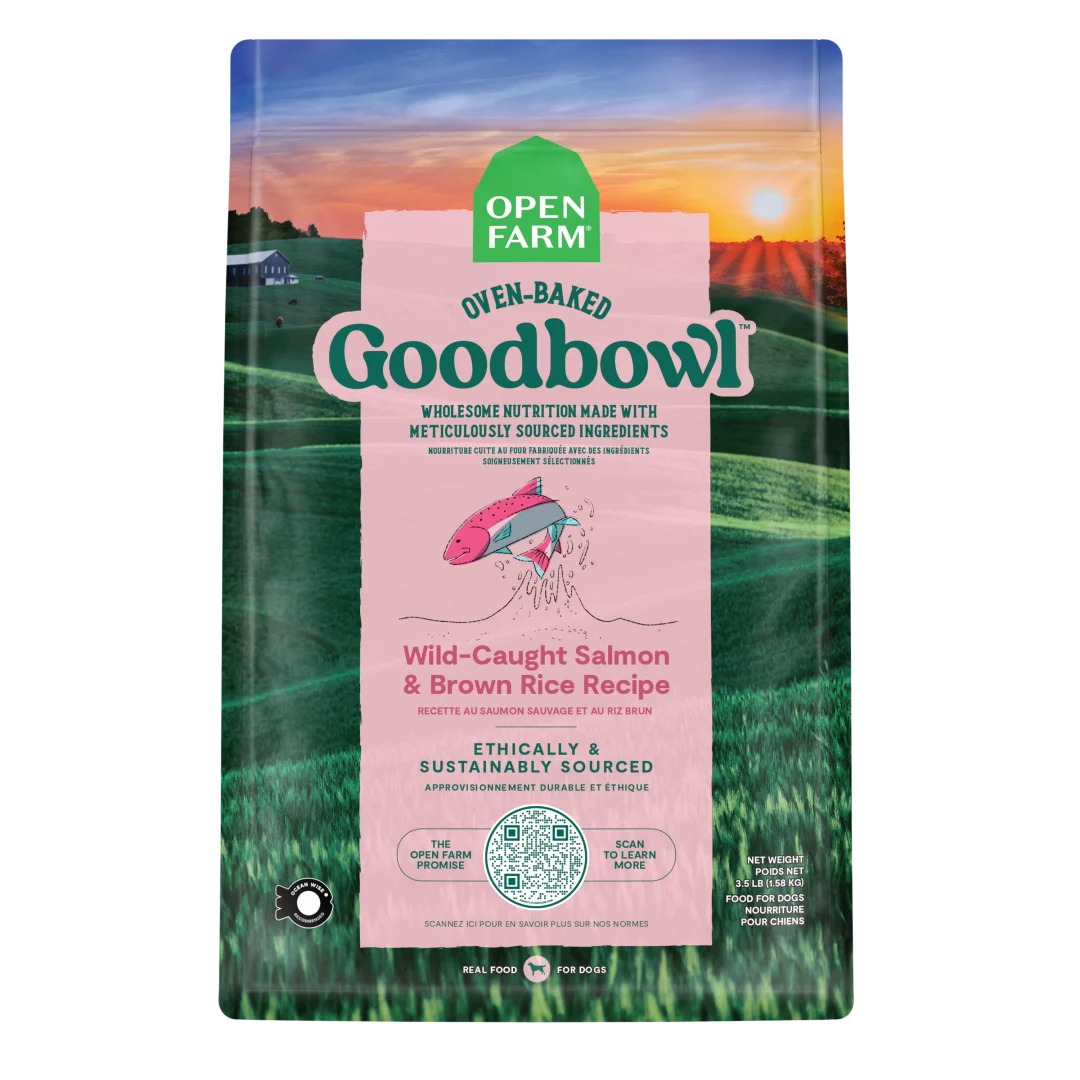 Open Farm Dog Food Goodbowl Salmon Brown Rice 3.5LB