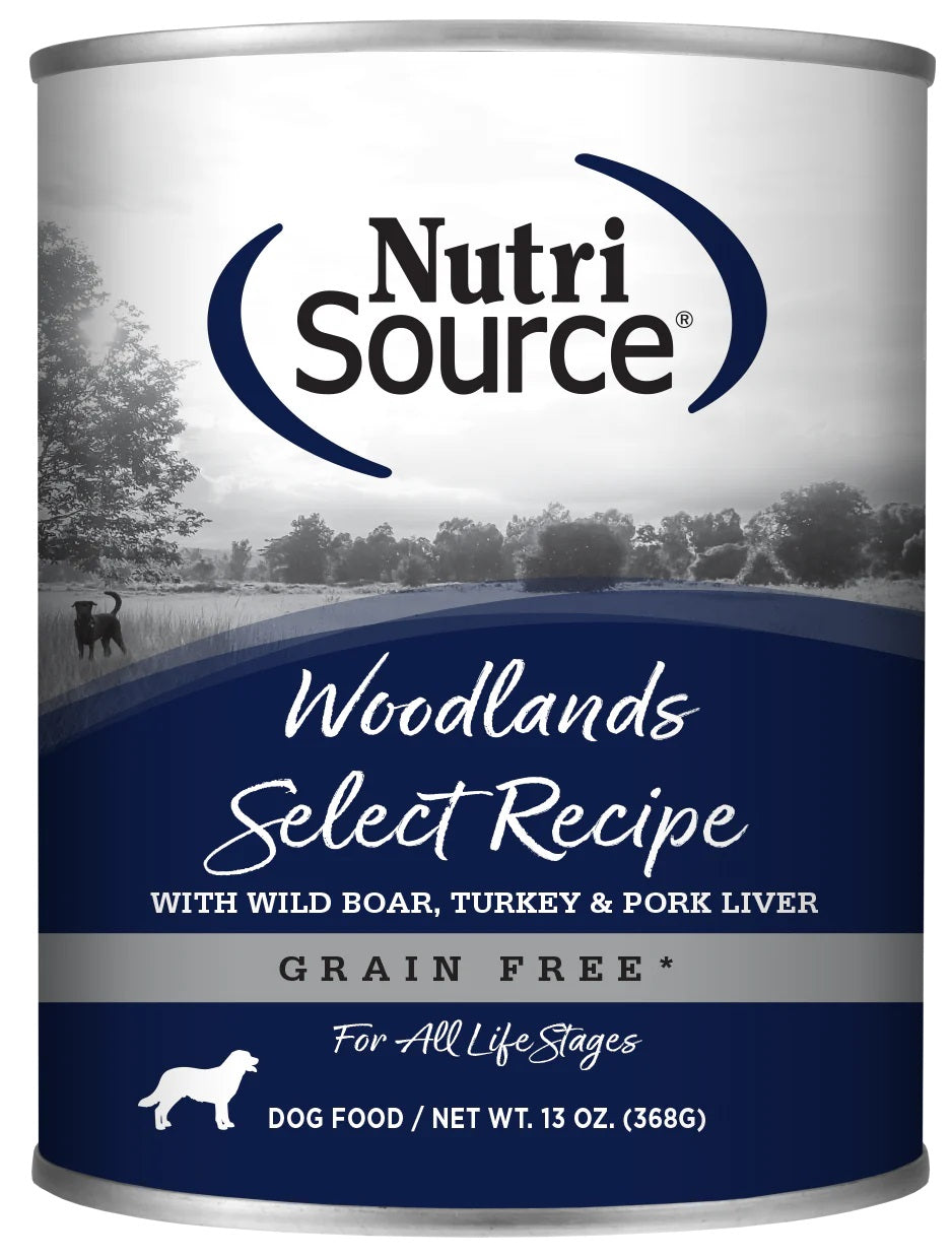 NutriSource Woodlands Select Wet Dog Food 13 oz