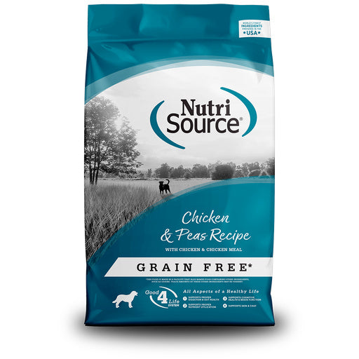 NutriSource Grain Free Chicken Pea Dog 26 lb