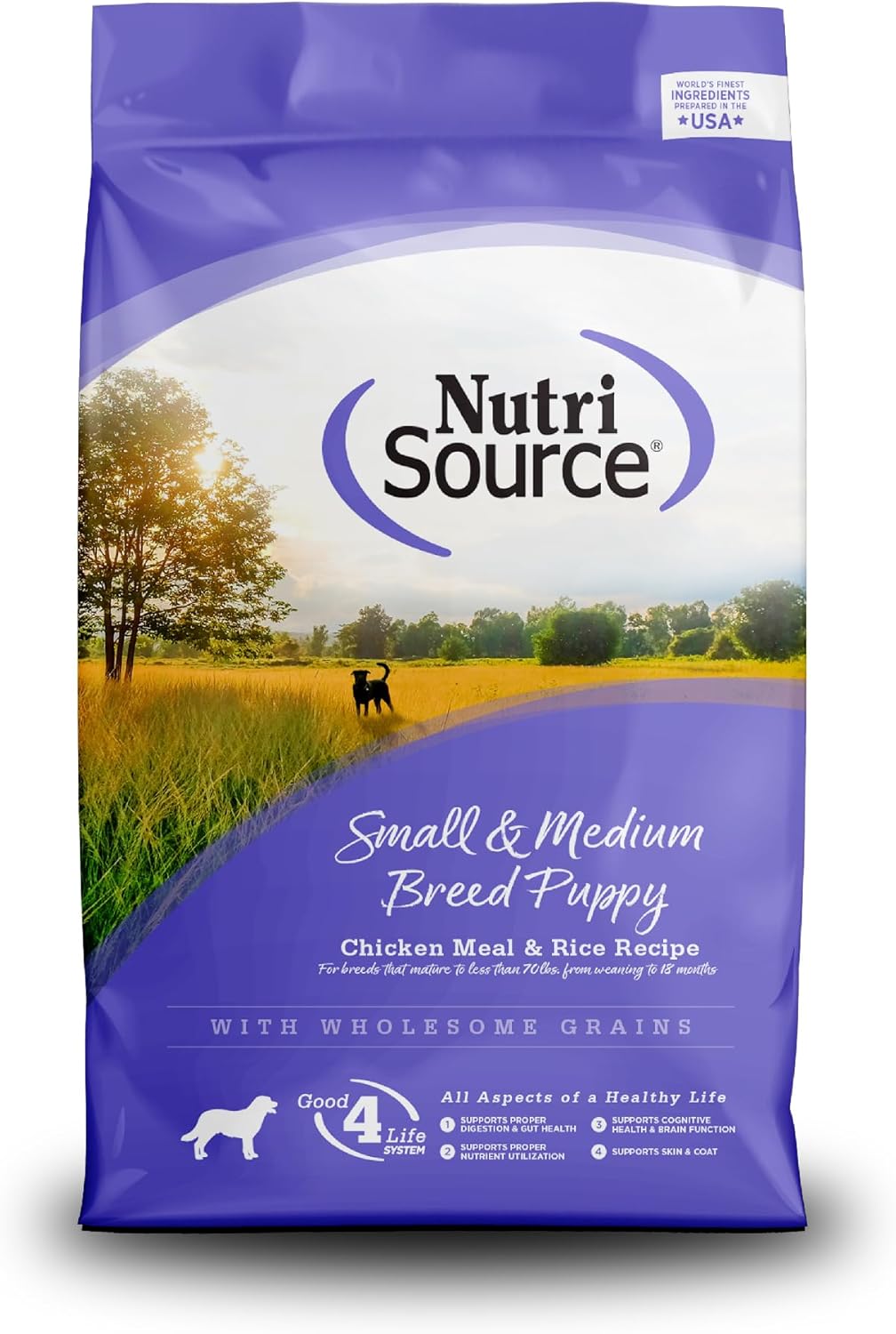 NutriSource Small Medium Breed Chicken Rice Puppy 4 lb