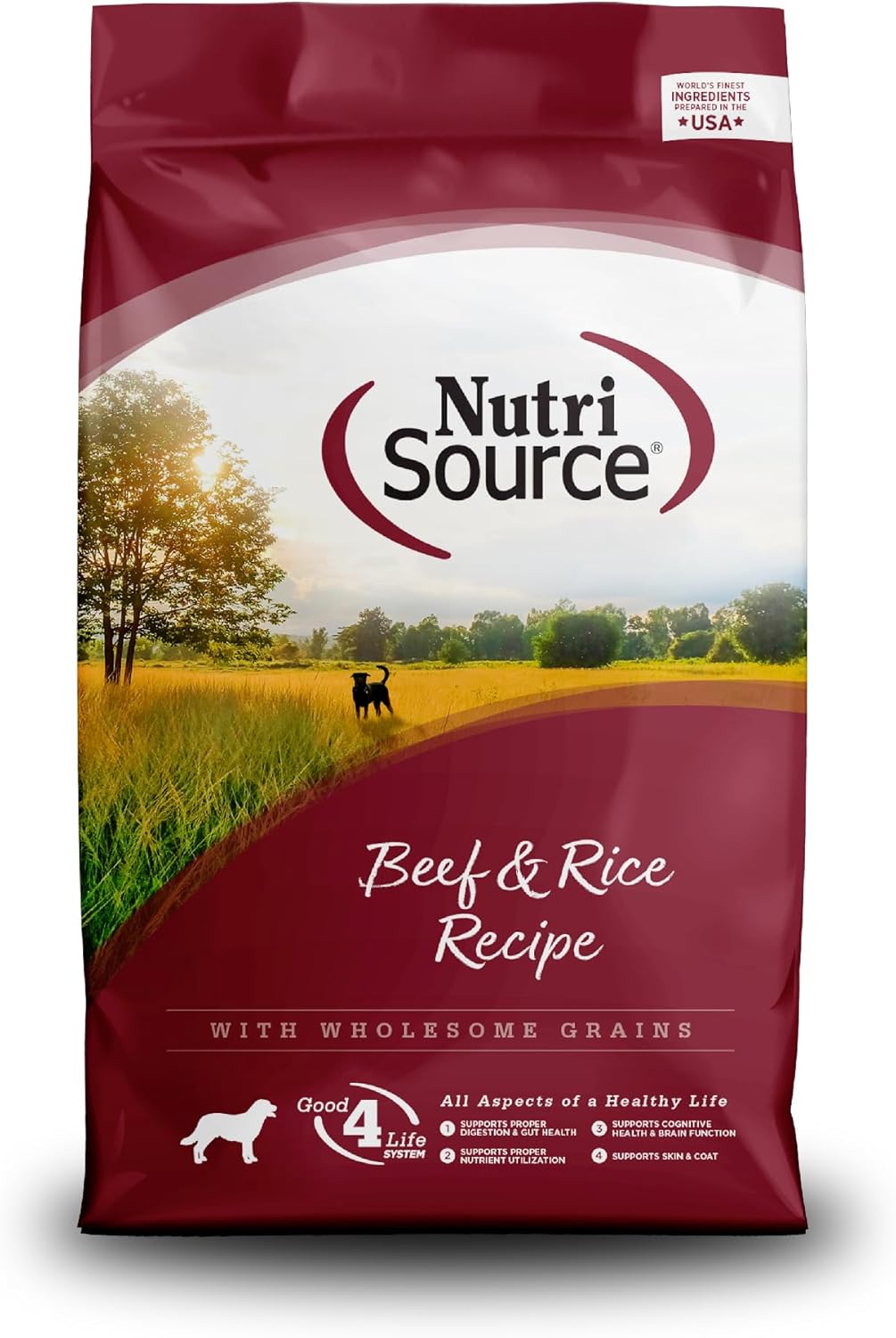 NutriSource Beef Brown Rice Dog 4 lb