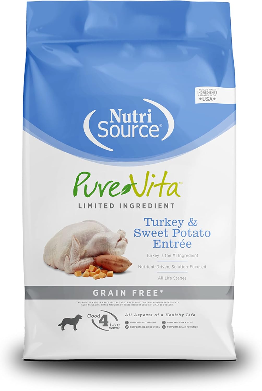 Pure Vita Dog Dry GF Turkey Sweet Potato 25lb