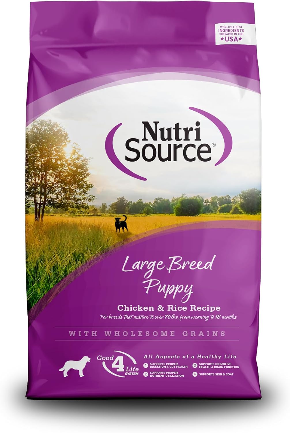 NutriSource Puppy Chicken Rice Large Breed 4LB