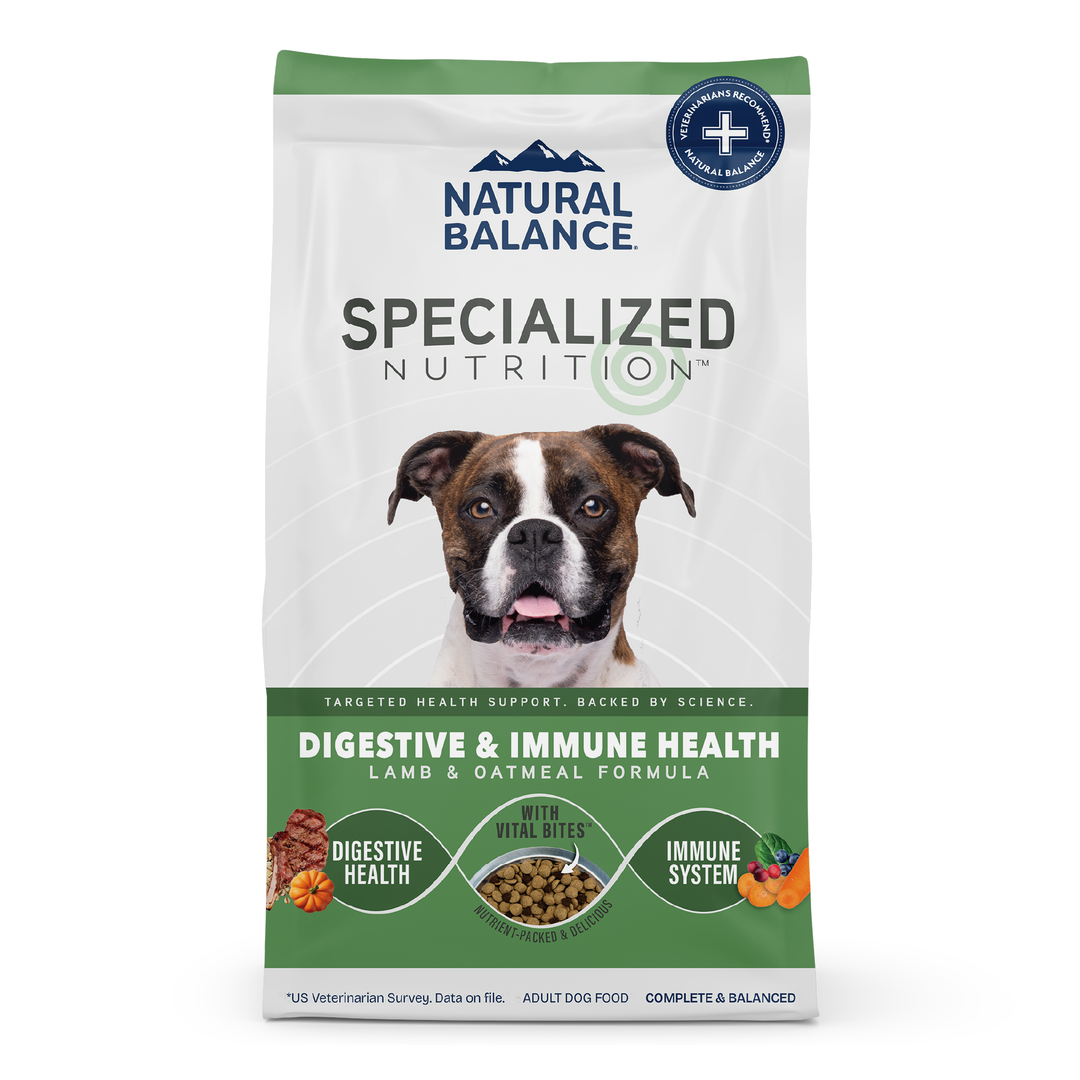 Natural Balance  Specialized Digestive Immune Lamb Oatmeal 22 lb****