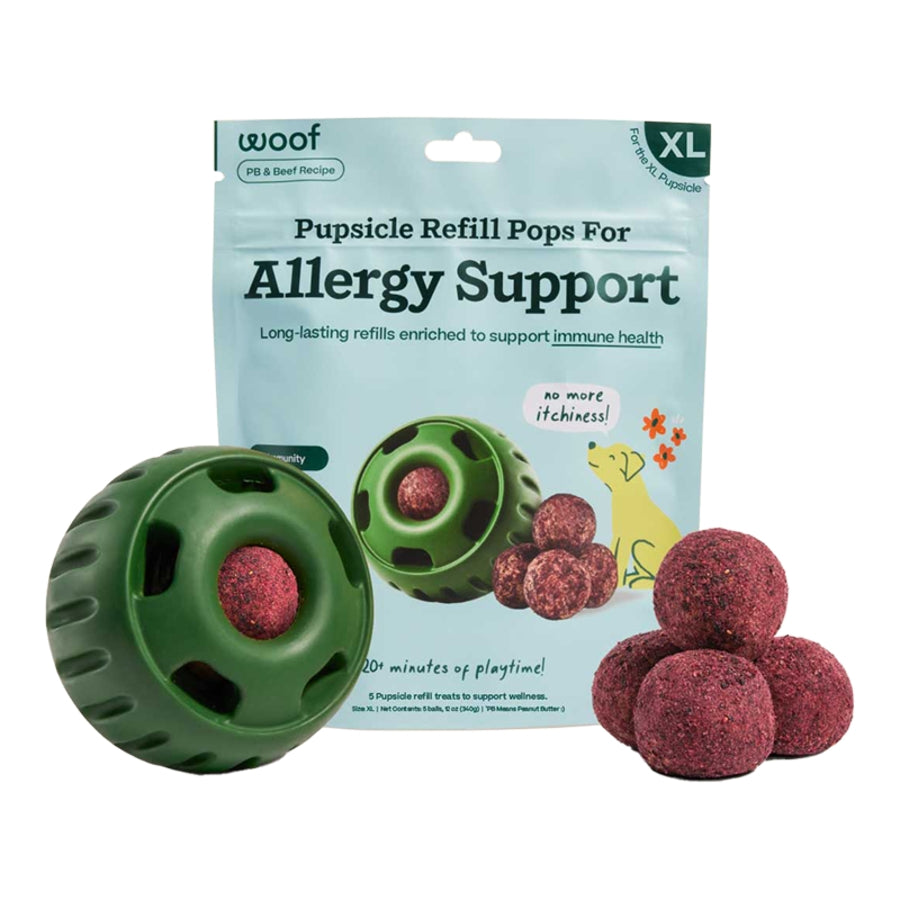 Woof Dog Treat Allergy Support Wellness Pops Xlarge 12 oz