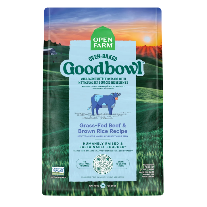 Open Farm Dog Food Goodbowl Beef Brown Rice 3.5LB