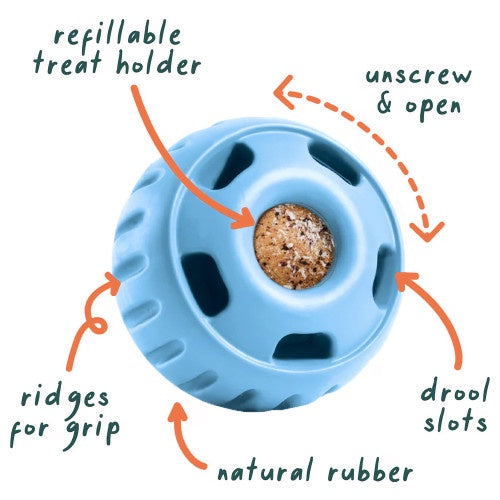 Woof Dog Toy Pupsicle Blue XLarge