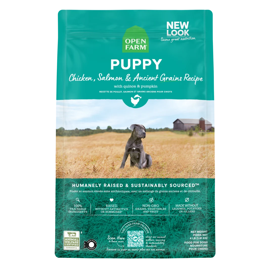 Open Farm Dog Dry Ancient Grain Puppy 4 LB