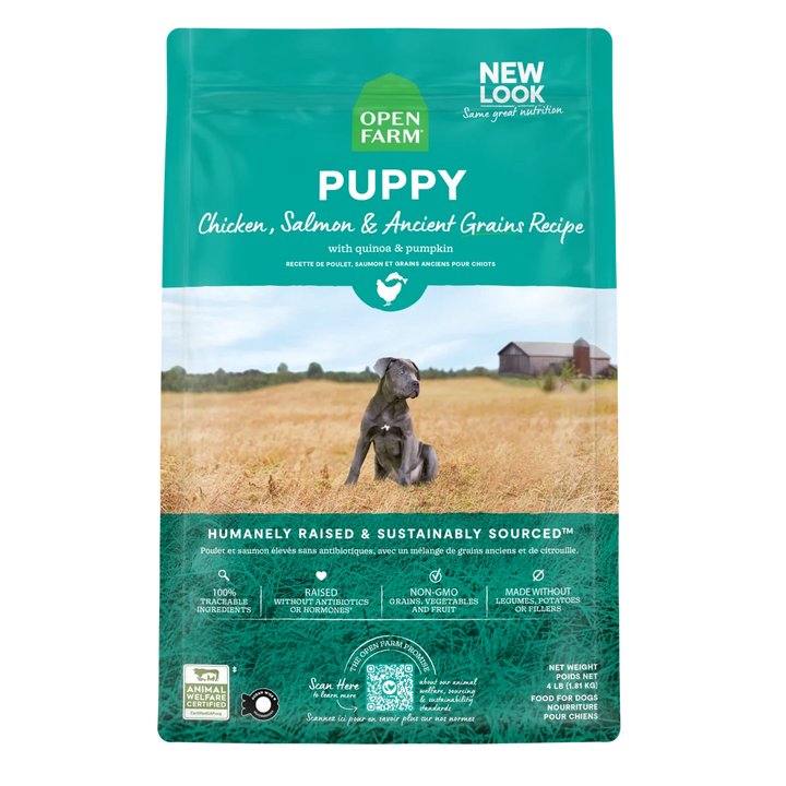 Open Farm Dog Dry Ancient Grain Puppy 22 LB