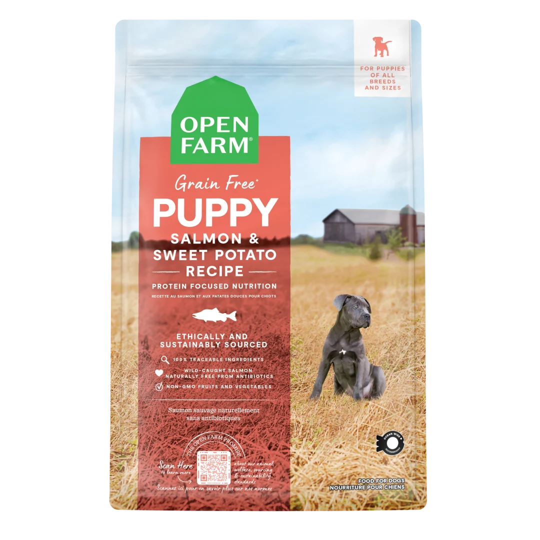 Open Farm Dog Dry Puppy Salmon And Sweet Potato 4LB
