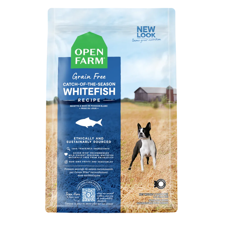 Open Farm Grain Free Catch of the Season Whitefish Dog 4 lb