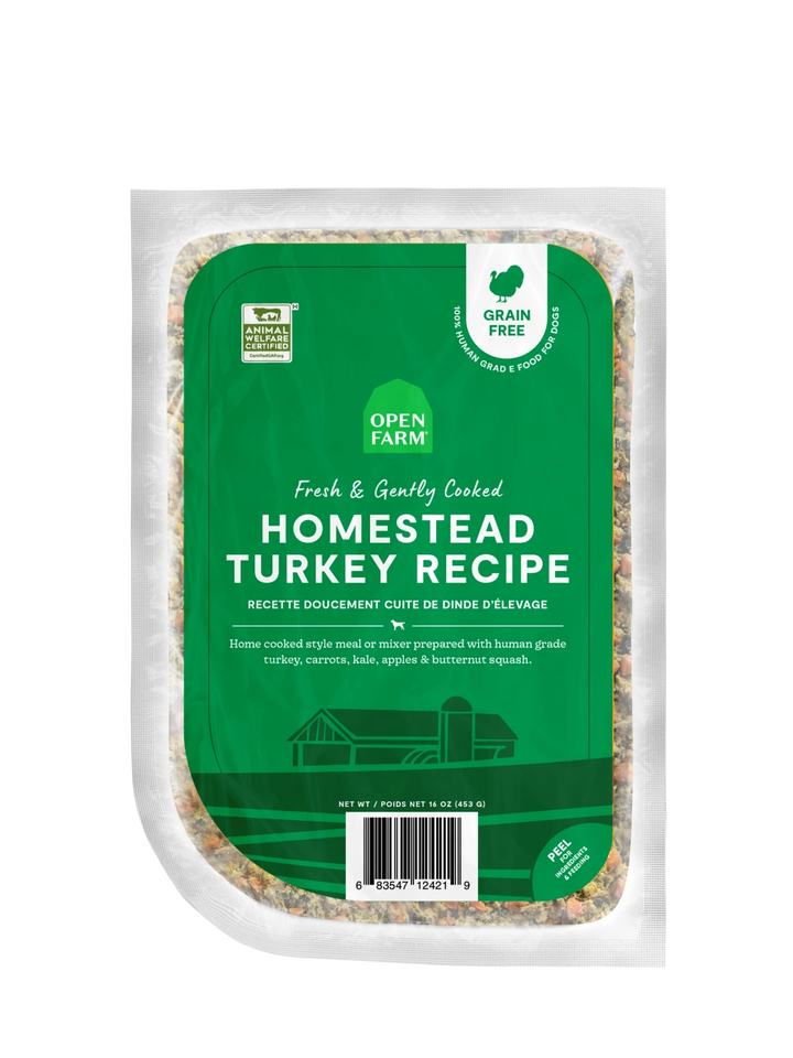 Open Farm Frozen Gently Cooked Turkey 16 oz