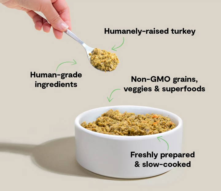 Open Farm Frozen Gently Cooked Turkey 16 oz