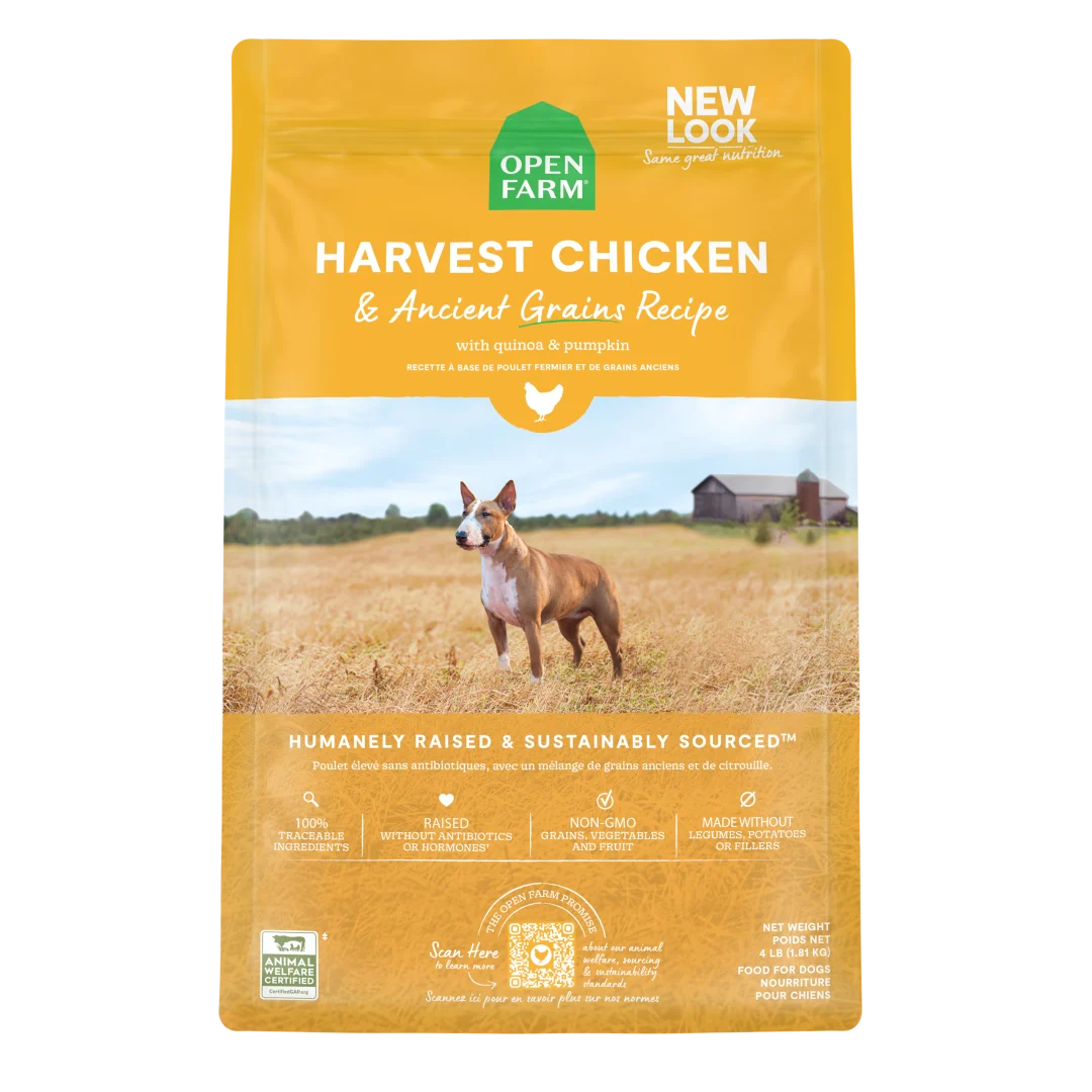 Open Farm Dog Dry Ancient Grain Harvest Chicken 4lb