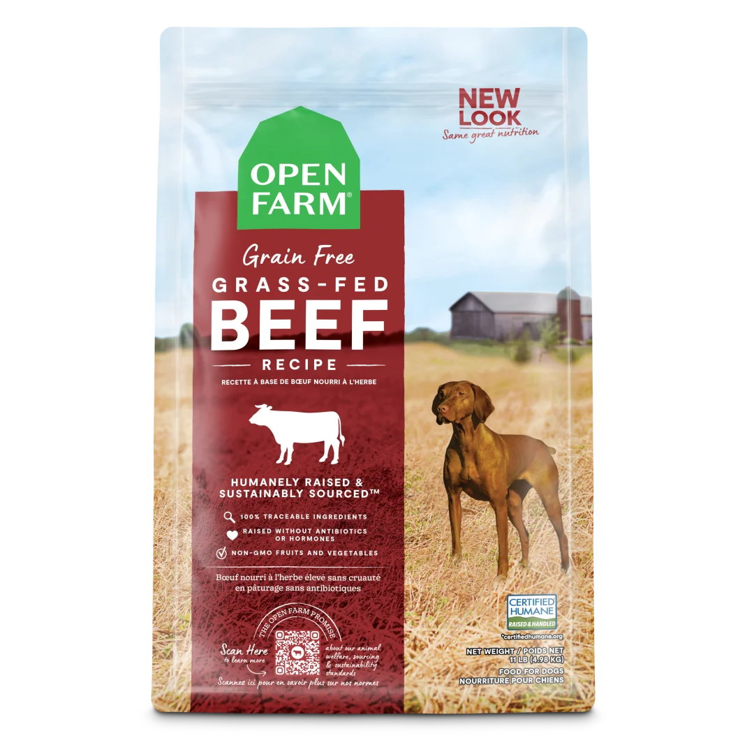 Open Farm Dog Food Dry GF Beef 22LB
