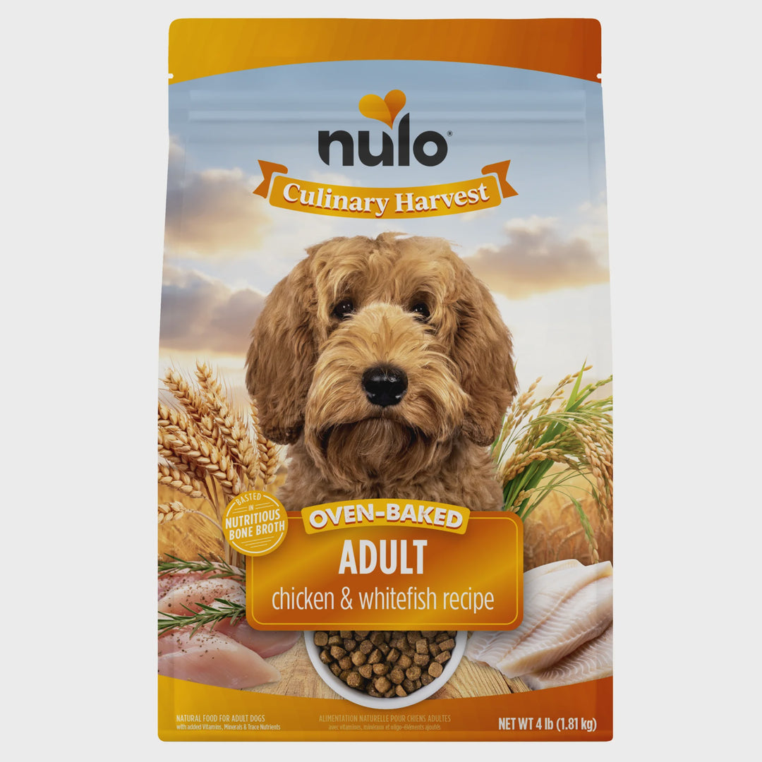 Nulo Culinary Harvest Baked Chicken Whitefish Dog 4 lb
