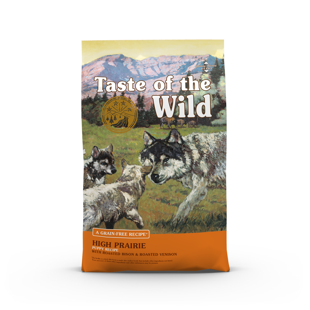 Taste of the Wild High Prairie with Bison and Venison Grain Free Dry Puppy Food 28 lbs