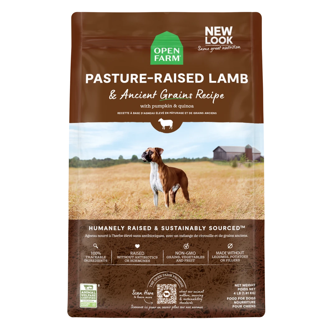 Open Farm Pasture Raised Lamb with Ancient Grains 22lb