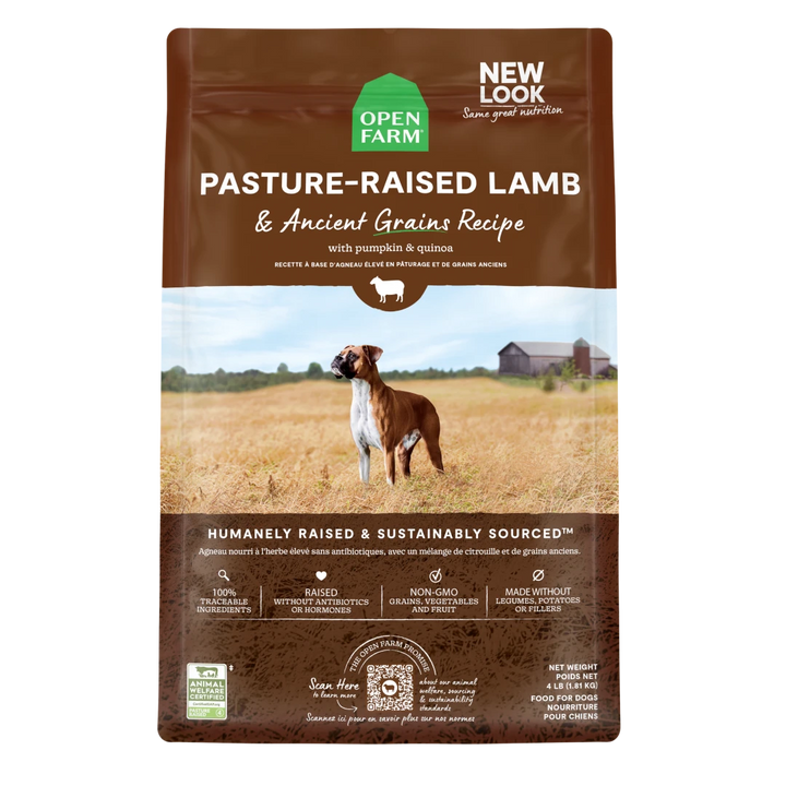 Open Farm Pasture Raised Lamb with Ancient Grains 22lb