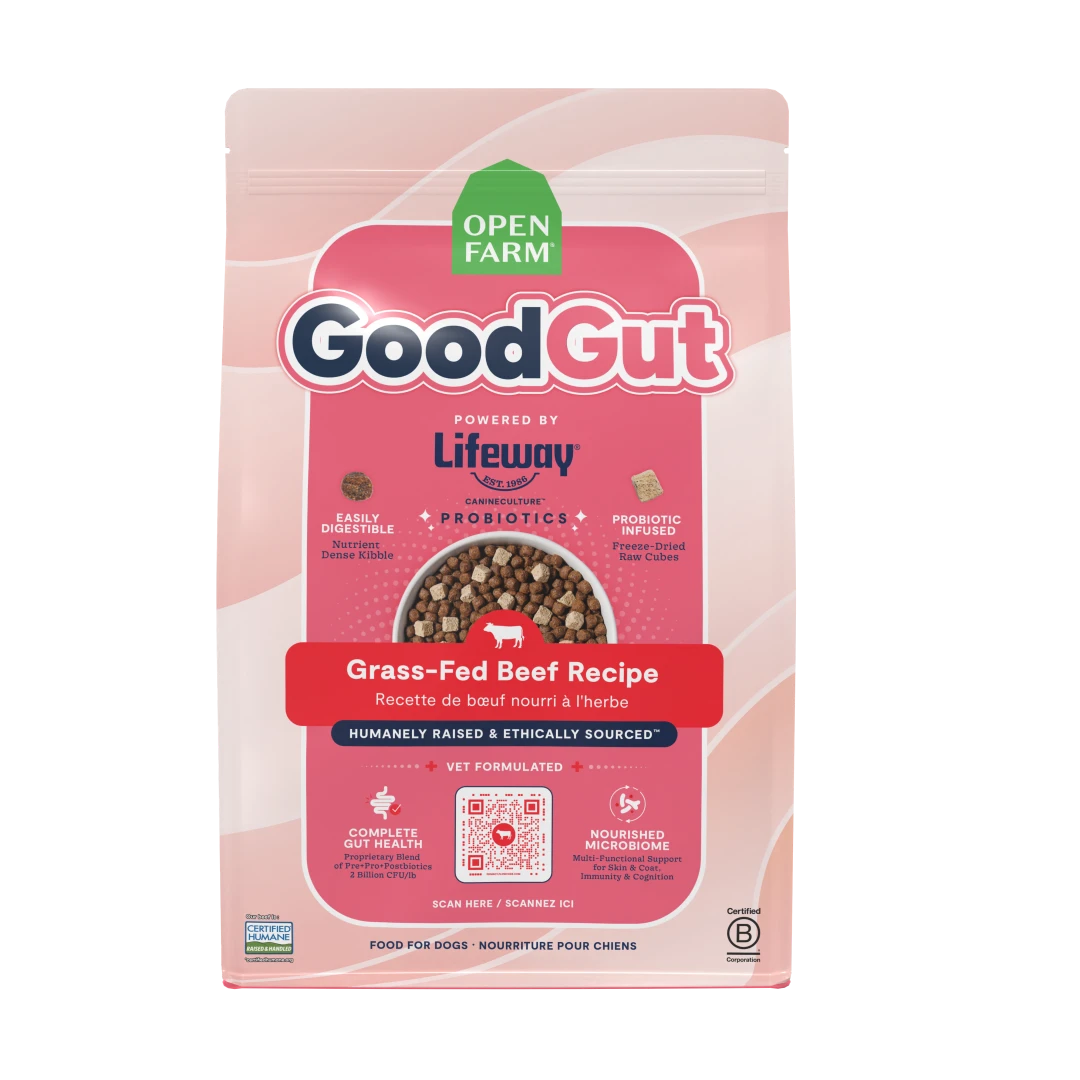Open Farm Dog Dry GoodGut Grass Fed Beef 3.5LB