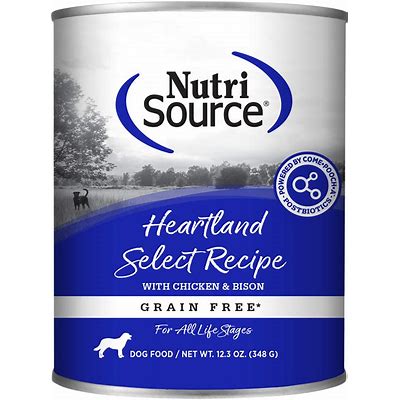 NutriSource Heartland Select Grain Free Wet Dog Food 13 oz