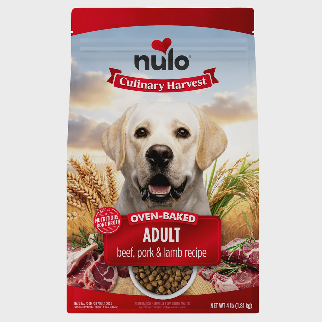 Nulo Culinary Harvest Baked Beef Pork Lamb Dog 10 lb
